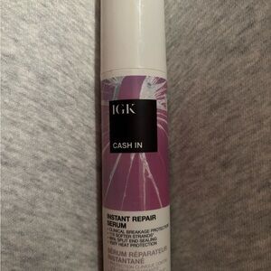 IGK Cash In Instant Repair Serum - White & Purple Bottle